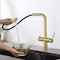 Kibi Circular 2-in-1 Water Filter Kitchen Pull Out Faucet - Brushed Gold KFF502BG - alternate 9